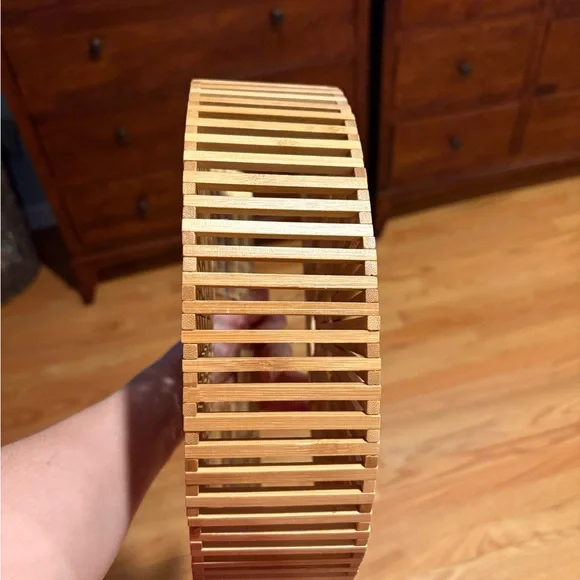 Bamboo handbag Cult Gaia's Ark style - Picture 5 of 7